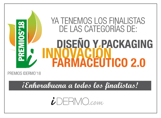 Finalistas Premios iDermo 2018