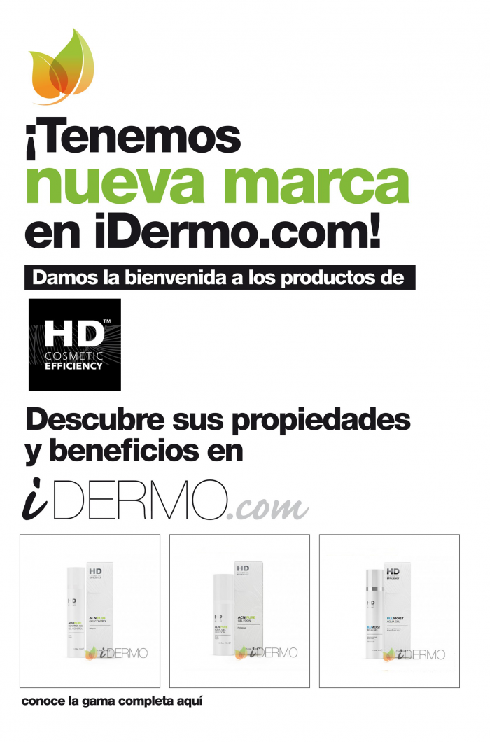 Bienvenida la marca HD Cosmetics al portal iDermo.com