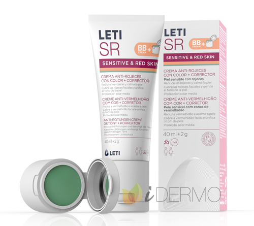 LETI SR CREMA ANTI-ROJECES CON COLOR + CORRECTOR