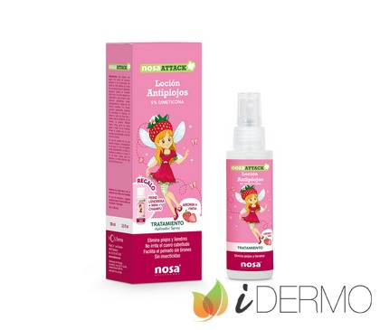 LOCIÓN ANTIPIOJOS 5% DIMETICONA AROMA FRESA LOCIÓN ANTIPIOJOS 5% DIMETICONA AROMA FRESA