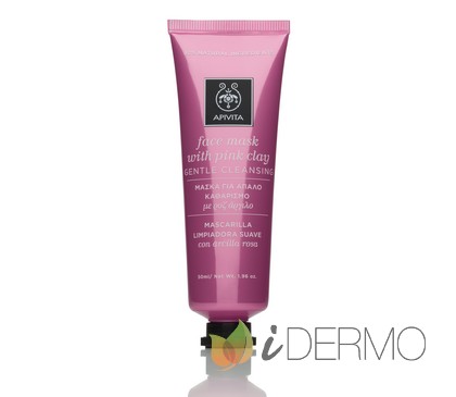 MASCARILLA FACIAL LIMPIADORA CON ARCILLA ROSA