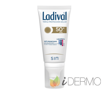 LADIVAL ACCIÓN ANTI-MANCHAS CON DELÉNTIGO TOQUE SECO FPS50+ LADIVAL ACCIÓN ANTI-MANCHAS CON DELÉNTIGO TOQUE SECO FPS50+