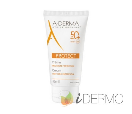 A-DERMA PROTECT CREMA SPF50+ SIN PERFUME