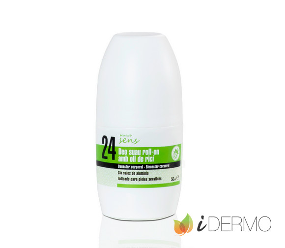 ECOVITAL SENS DESODORANTE SUAVE ROLL-ON CON ACEITE DE RICINO