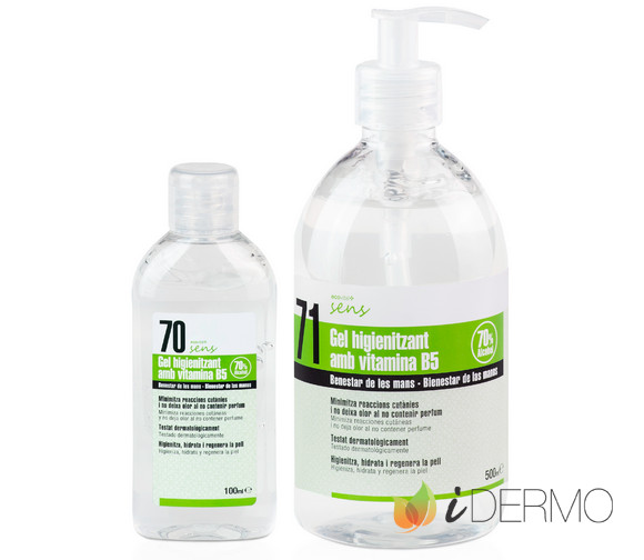 ECOVITAL SENS GEL HIGIENIZANTE CON VITAMINA B5