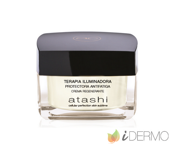 ATASHI FIRMEZA Y LUMINOSIDAD TERAPIA ILUMINADORA PROTECTORA, ANTIFATIGA CREMA REGENERANTE