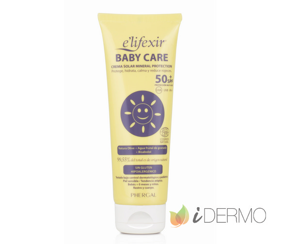 ELIFEXIR® DERMO BABY CARE CREMA SOLAR MINERAL PROTECTION SPF 50+