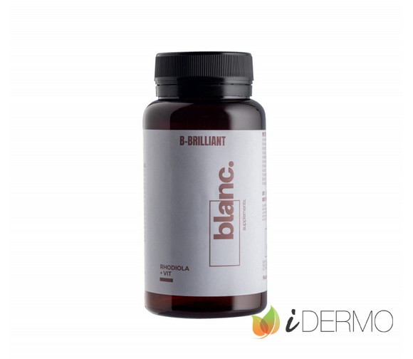 BLANC SUPPLEMENTS B BRILLIANT- RHODIOLA + ASWAGANDHA 60 CÁPSULAS.