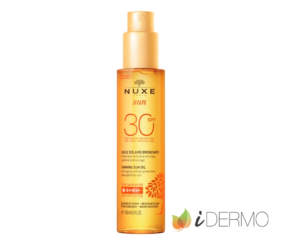 NUXE SUN ACEITE BRONCEADOR ROSTRO Y CUERPO SPF30