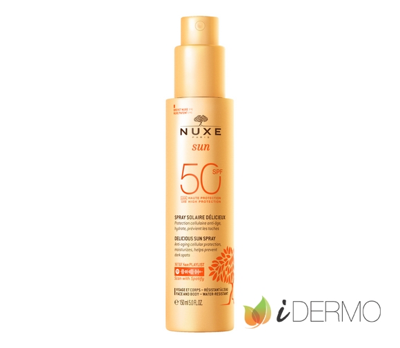 NUXE SUN LECHE EN SPRAY ROSTRO Y CUERPO PROTECCIÓN ALTA SPF 50