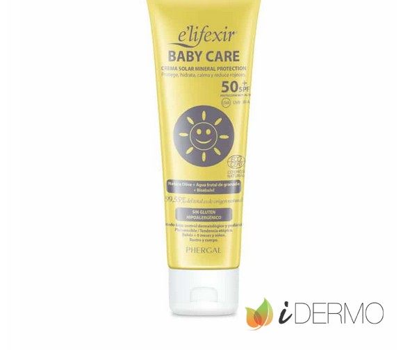 CREMA SOLAR MINERAL PROTECTION SPF + 50 DE E'LIFEXIR® BABY CARE