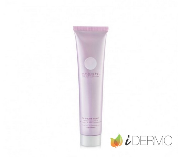 ATASHI SUPERNIGHT DESMAQUILLANTE DE ARCILLA ROSA EN CREMA