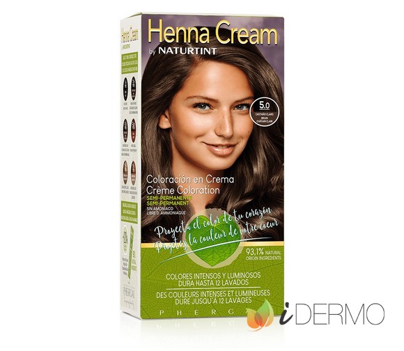 TINTE SEMIPERMANENTE HENNA CREAM - 6 TONOS