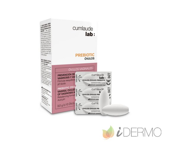 CUMLAUDE LAB PREBIOTIC ÓVULOS VAGINALES 10 UDS