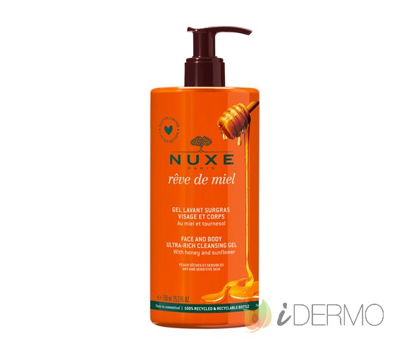 REVE DE MIEL GEL LIMPIADOR DERMATOLÓGICO ROSTRO Y CUERPO 400ML