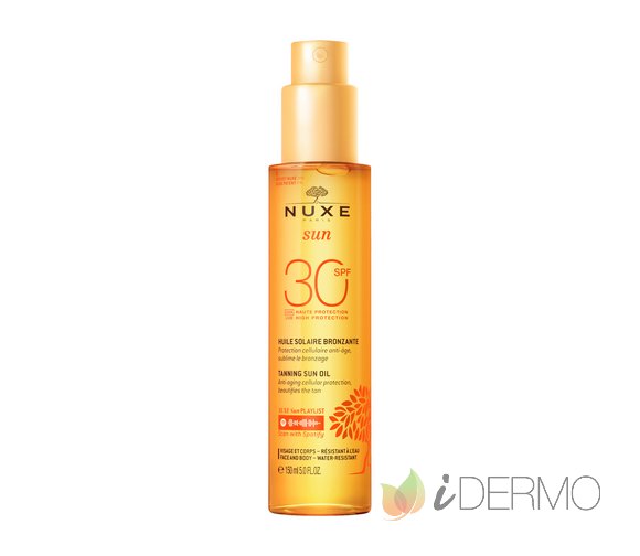NUXE SUN ACEITE BRONCEADOR ROSTRO Y CUERPO SPF 30 150ML