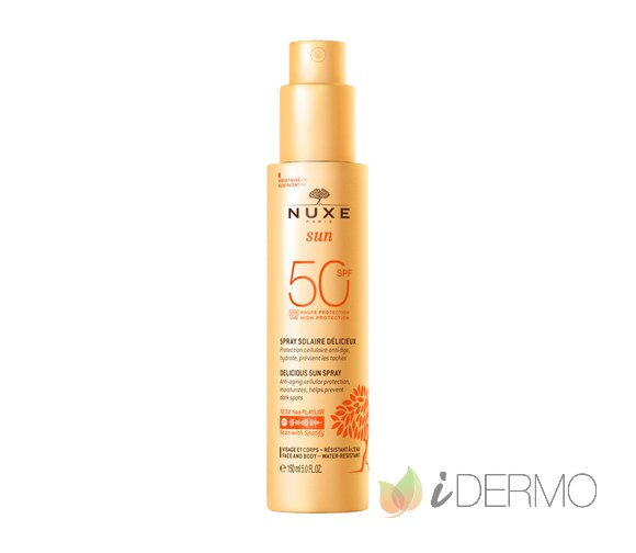 NUXE SUN SPRAY ROSTRO Y CUERPO SPF 50 150ML