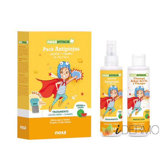 PACK ANTIPIOJOS 1% PIRETRINA SANDÍA