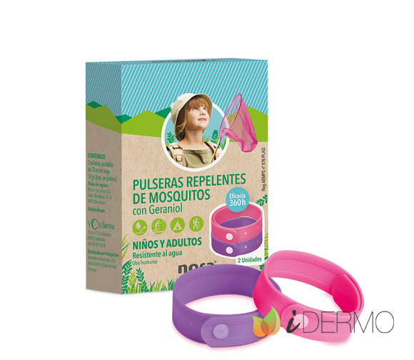 PULSERAS REPELENTES - ROSA/LILA