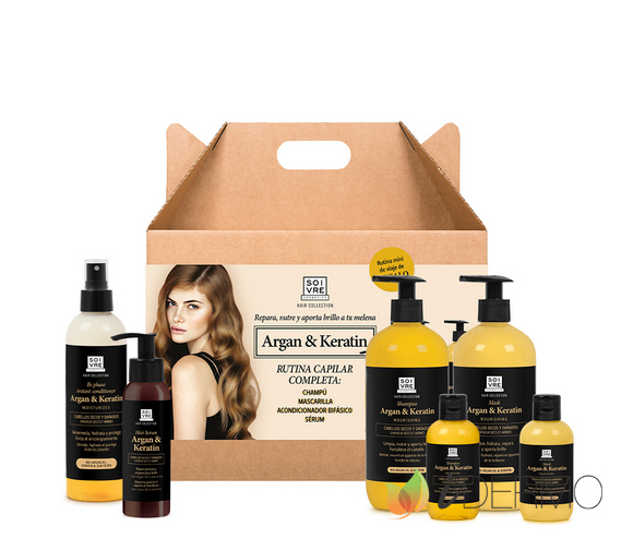 PACK RUTINA CABELLOS SECOS ARGAN & KERATIN