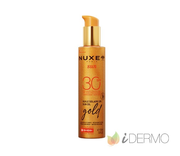 NUXE SUN ACEITE BRONCEADOR GOLD ROSTRO Y CUERPO SPF 30 150ML