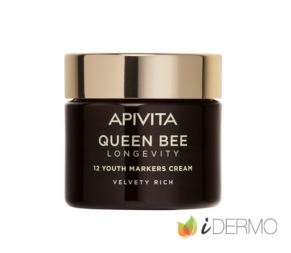 QUEEN BEE LONGEVITY CREMA RICA 12 MARCADORES DE JUVENTUD