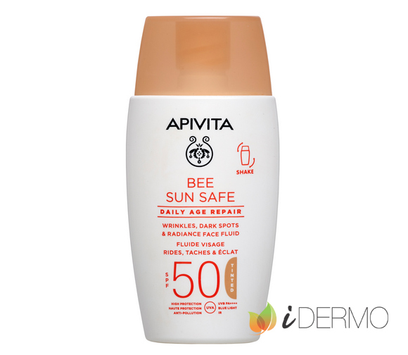 DAILY AGE REPAIR FLUIDO FACIAL ARRUGAS, MANCHAS Y LUMINOSIDAD SPF50 CON COLOR