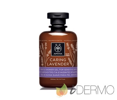 CARING LAVENDER GEL DE DUCHA SUAVE PARA PIELES SENSIBLES / HIPOALERGÉNICO