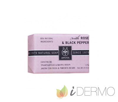NATURAL SOAP CON ROSA & PIMIENTA NEGRA NATURAL SOAP CON ROSA & PIMIENTA NEGRA