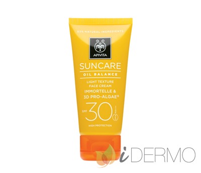 CREMA SOLAR FACIAL REGULADOR EXCESO GRASA CON COLOR SPF 30