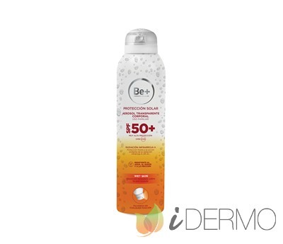 BE+ AEROSOL TRANSPARENTE CORPORAL SPF50+ WET FORCE BE+ AEROSOL TRANSPARENTE CORPORAL SPF50+ WET FORCE