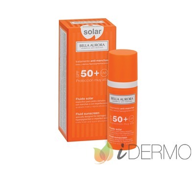 FLUIDO SOLAR SPF50 + ANTI-MANCHAS PELE NORMAL-SECA