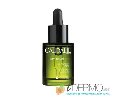 Aceite de noche destoxificante de Caudalie