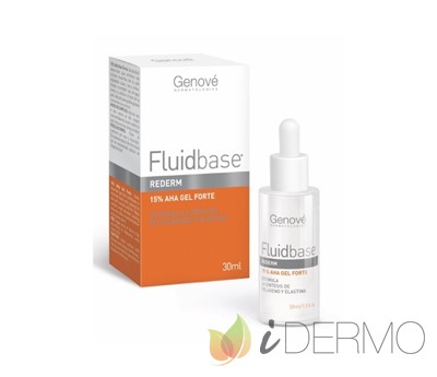 FLUIDBASE REDERM 8% Y 15% AHA GEL