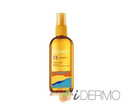 PROTECCIÓN MEDIA: PIELES MATES O YA BRONCEADAS ACEITE SECO AL MONOÏ SPF 15 PROTECCIÓN MEDIA: PIELES MATES O YA BRONCEADAS ACEITE SECO AL MONOÏ SPF 15