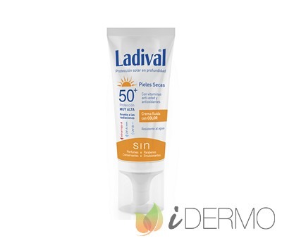 LADIVAL PIELES SECAS CON COLOR FPS50+ CON HIDRASALINOL LADIVAL PIELES SECAS CON COLOR FPS50+ CON HIDRASALINOL