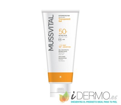 GEL TRANSPARENTE SPF50+ GEL TRANSPARENTE SPF50+
