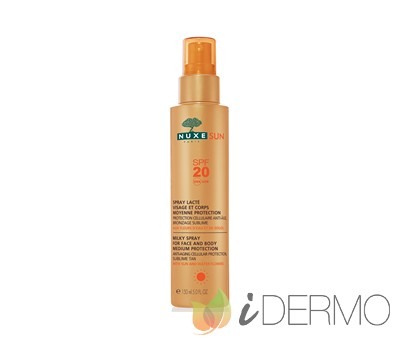 LECHE CORPORAL Y FACIAL EN SPRAY PROTECCIÓN MEDIA SPF 20 LECHE CORPORAL Y FACIAL EN SPRAY PROTECCIÓN MEDIA SPF 20