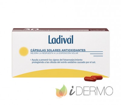 PACK LADIVAL CÁPSULAS SOLARES ANTIOXIDANTES 30 UNID 2X1