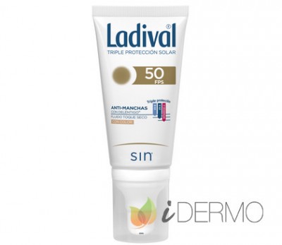 LADIVAL ACCIÓN ANTI-MANCHAS CON DELENTIGO CON COLOR TOQUE SECO FPS50+