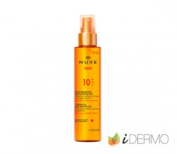 NUXE SUN - ACEITE BRONCEADOR PARA ROSTRO Y CUERPO PROTECCIÓN BAJA SPF 10