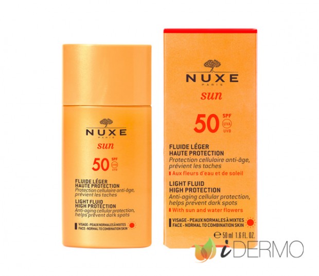 NUXE SUN FLUIDO LIGERO ALTA PROTECCIÓN SPF 50 NOVEDAD