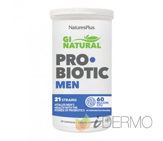 GI NATURAL PROBIOTIC MEN 30 CAPS.