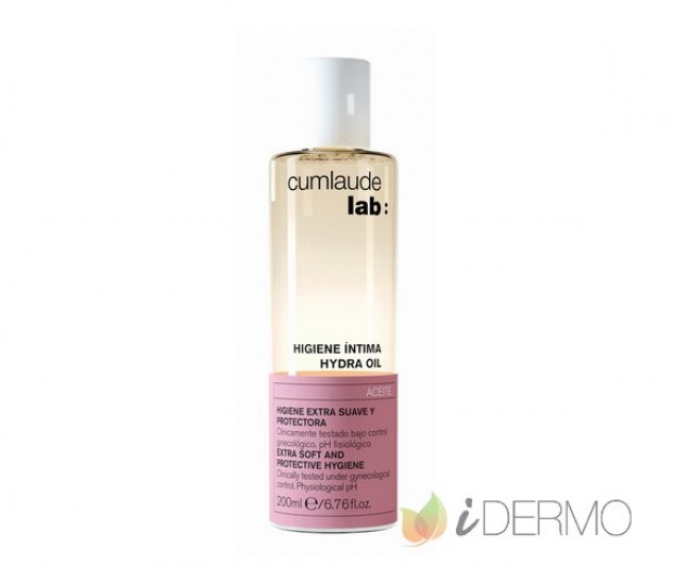 CUMLAUDE LAB HYDRA OIL HIGIENE INTIMA, SUAVE Y PROTECTORA 200ML