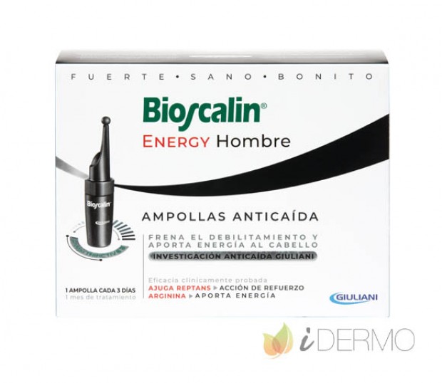 BIOSCALIN® ENERGY HOMBRE AMPOLLAS ANTICAÍDA