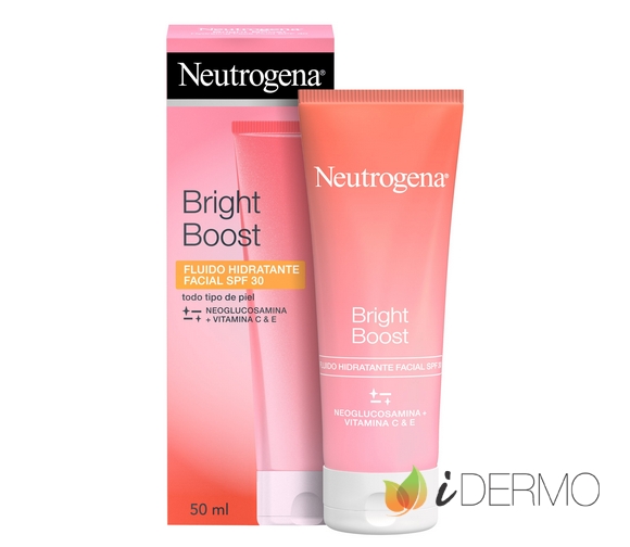 NEUTROGENA BRIGHT BOOST FACIAL GEL HIDRATANTE FLUIDO SPF 30