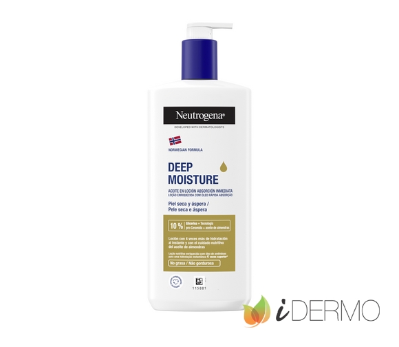 NEUTROGENA LOCIÓN CORPORAL EN ACEITE HIDRATACIÓN PROFUNDA