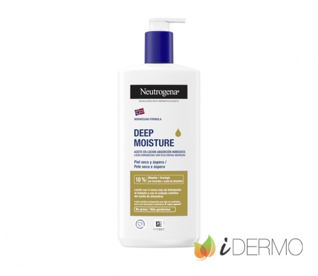 NEUTROGENA LOCIÓN CORPORAL EN ACEITE HIDRATACIÓN PROFUNDA