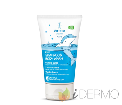 2 EN 1 CHAMPÚ Y GEL DE DUCHA VAINILLA DULCE