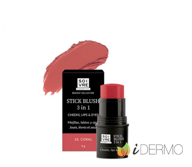 STICK BLUSH 3 EN 1 CORAL